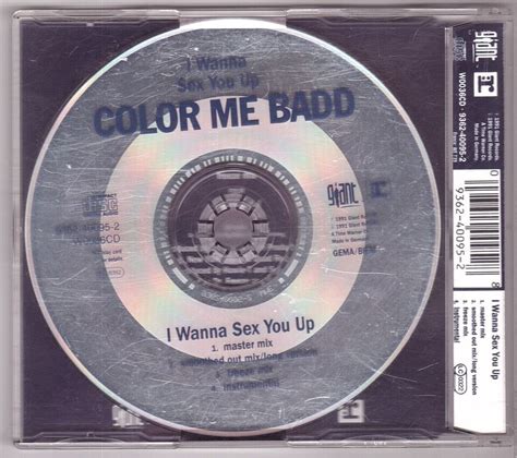 Color Me Badd I Wanna Sex You Up Maxi Cd Ebay