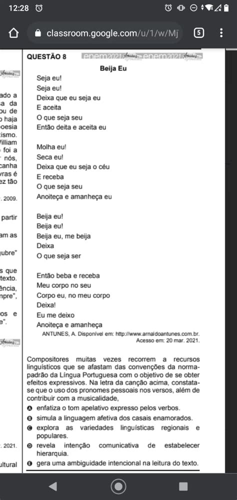 o gabarito é B pq não pode ser A não entendi pq não há u Explicaê