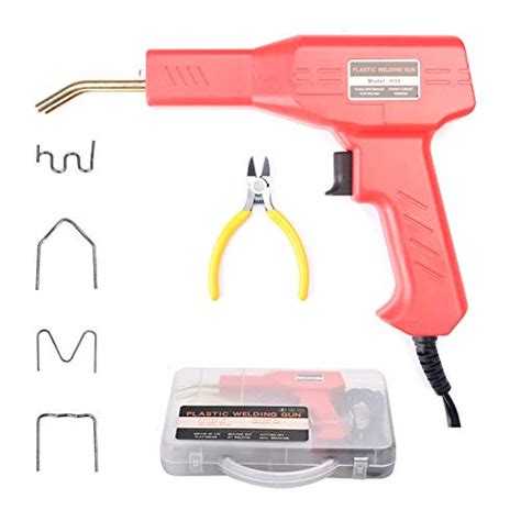 50W Plastic Welding Kit Welder Staple Hot Gun Bumper Tool Crack Repair Tools Machine Stapler