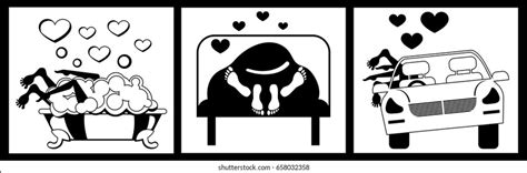 Sex Im Bad Sex Im Bett Stock Vektorgrafik Lizenzfrei 658032358 Shutterstock
