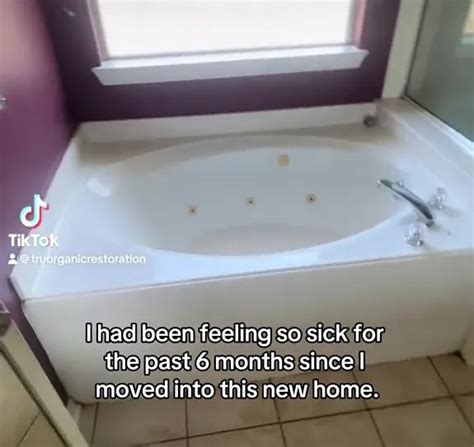 Sex månader efter att ha flyttat in i ett nytt hus gör kvinnan en chockerande upptäckt under