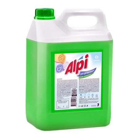 Grass Alpi (Грасс Альпи) - гель для стирки цветных вещей в канистре 5 ...