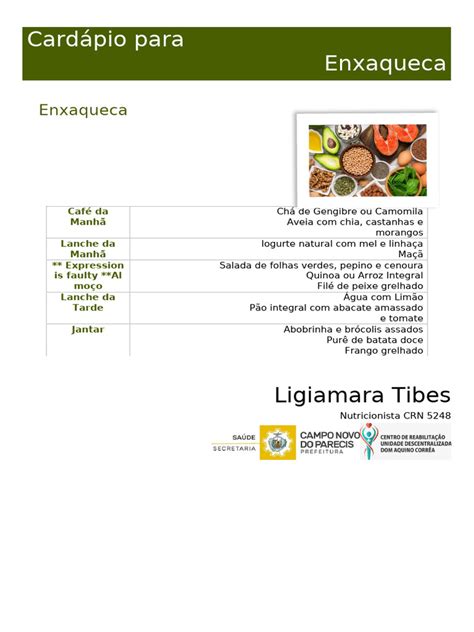 Dieta Para Enxaqueca Pdf