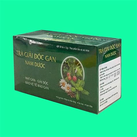 Trà Giải Độc Gan Nam Dược hỗ trợ giải độc, mát gan - Dược sĩ Lưu Văn Hoàng