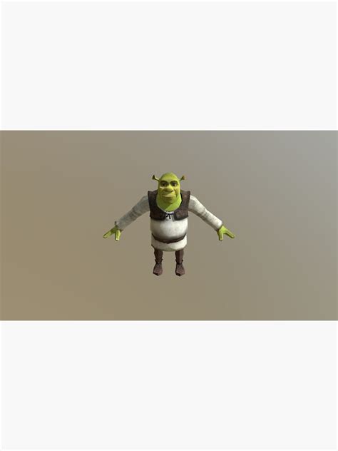 Shrek T Pose Meme Sticker For Sale By Adirgrant Redbubble