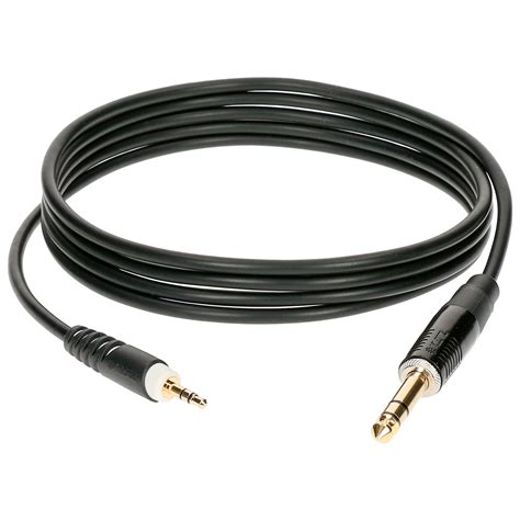Klotz Câble mini-Jack mâle TRS / Jack mâle TRS, 3m - Adaptateur ...