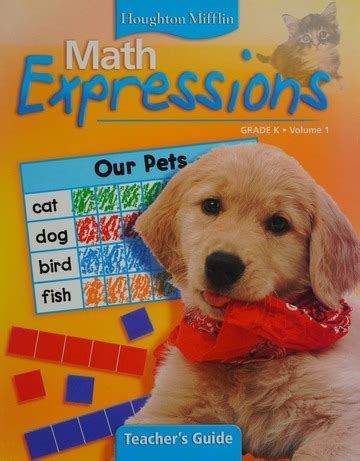 Houghton Mifflin Math Expressions Kindergarten Pacing Guide