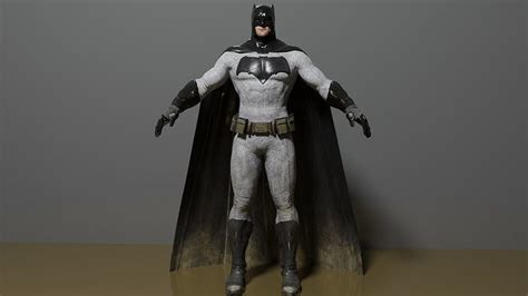 Ben Affleck Batman 3D Model Rigged CGTrader