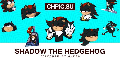 Shadow The Hedgehog Telegram Stickers