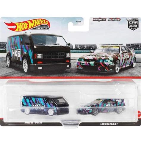 Xe mô hình Hot Wheels Premium HKS Nissan Skyline GT R BCNR33 MBK Van set Shopee Việt Nam