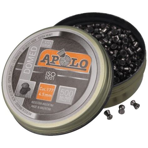 Apolo Airgun Pellets Domed Extra Heavy 117 4 52mm 500 Pcs