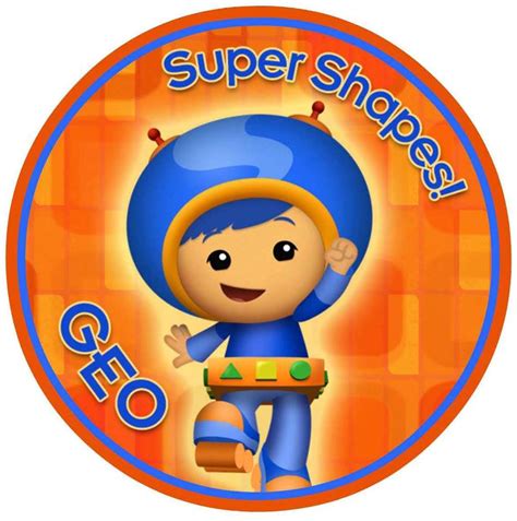 Team Umizoomi Geo Iron On Transfer