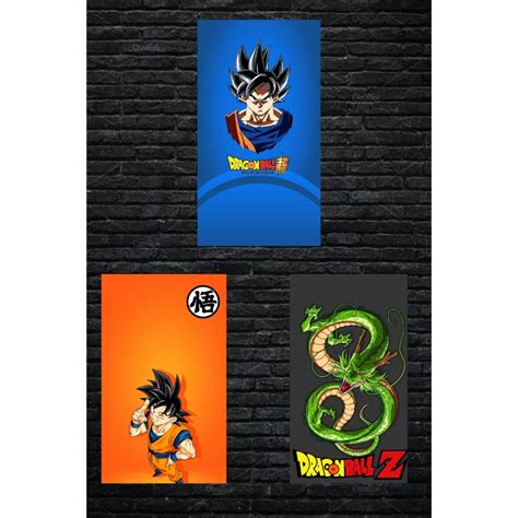 Jual Hiasan Dinding Kayu Poster Dragon Ball Shopee Indonesia