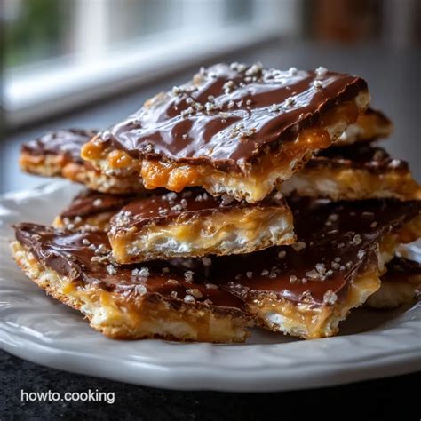saltine cracker candy  minute ultimate   cooking