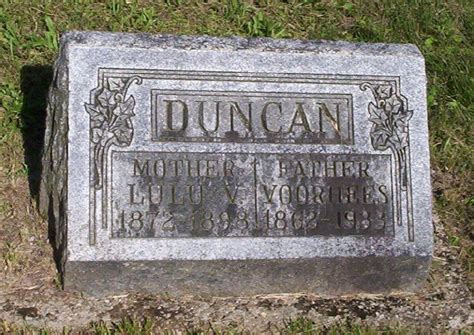 William Voorhees Duncan M Morial Find A Grave