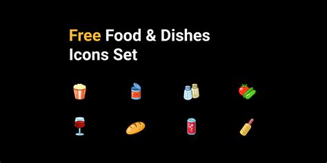 Free Food Icons Set Figma