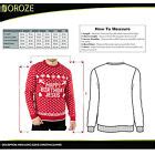 Men S Adults Novelty Naked Santa Pullover Christmas Knitted Jumper Sweater Top Ebay