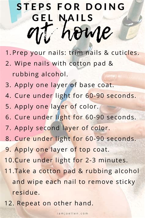 How To Do Gel Nails At Home Artofit