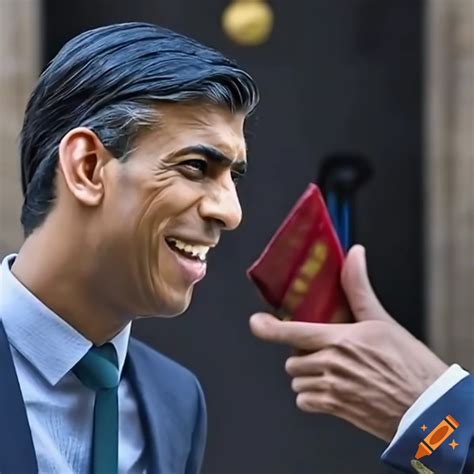 Satirical Image Of Rishi Sunak And Boris Johnson In A Fight