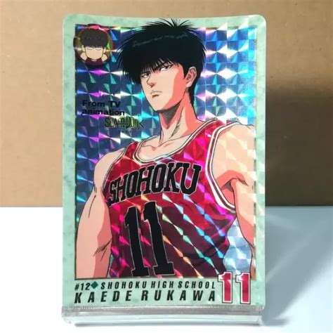 Tarjeta Prisma Slam Dunk Carddass Slamdunk Kaede Rukawa Takehiko Inoue