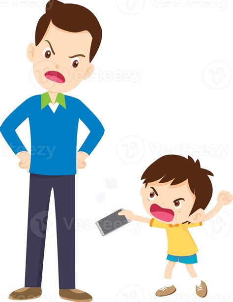 Child getting irritated when parents ask them to put down the phone