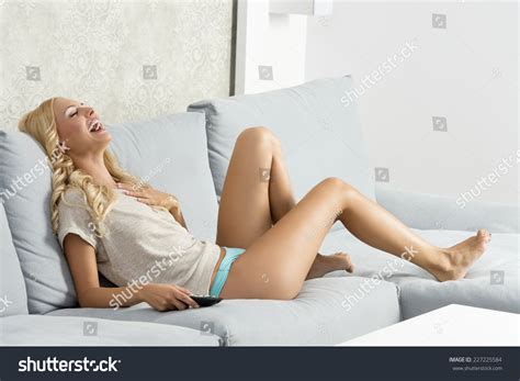 Sexy Blonde Girl Panties Lying On Stock Photo Edit Now