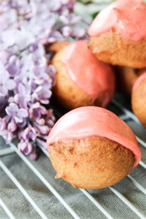 Buttermilk Doughnuts With Strawberry Glaze