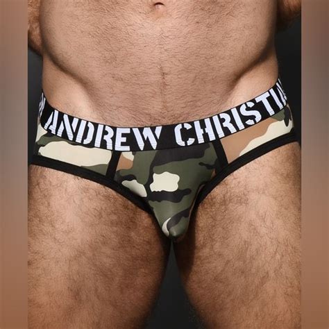 Andrew Christian Underwear Socks Andrew Christian Camouflage Brief W Almost Naked Poshmark