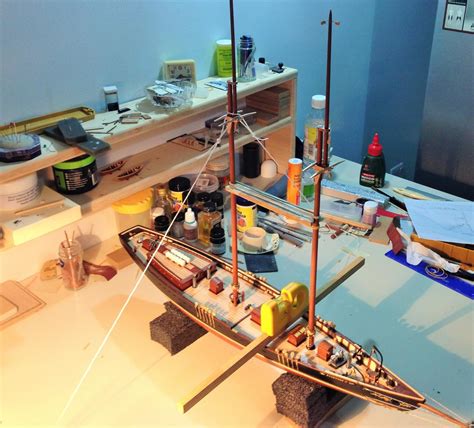 Bluenose II By Bertu FINISHED Artesania Latina Scale 1 75 Fishing Schooner Kit Build