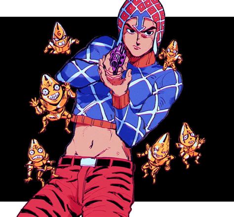 Guido Mista And Sex Pistols Jojo No Kimyou Na Bouken And More Drawn By Oniyama Danbooru