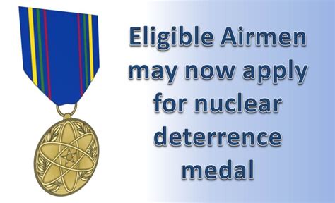 Eligible Airmen May Now Apply For Nuclear Deterrence Medal Grand