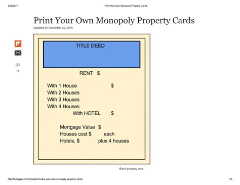 monopoly property cards template samplegelorailmucom