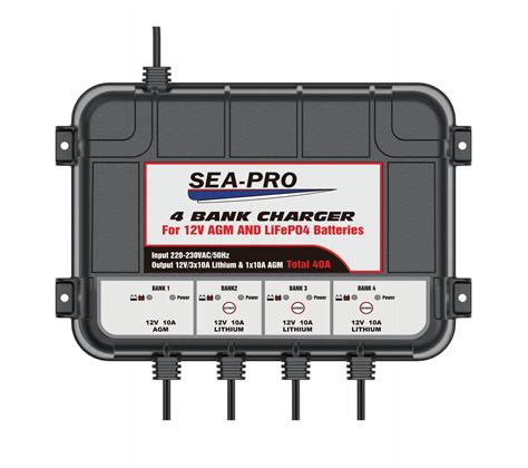 Аккумуляторы глубокой разрядки и зарядные устройства SEA-PRO