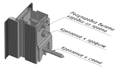 Алюминиевый профиль для дверей скрытого монтажа Klimov Hank Rearden 59.1