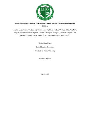 Chapter 4 - RESEARCH - CHAPTER 4 RESULTS AND DISCUSSION This chapter ...