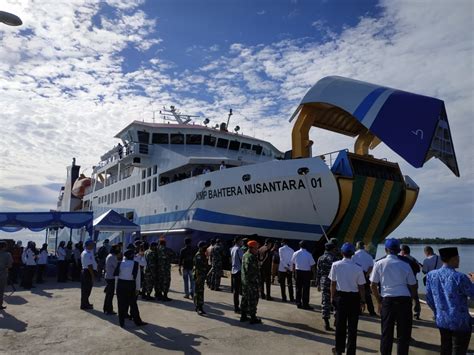 Perdana Kmp Bahtera Nusantara Buka Pelayaran Dari Dan Ke Natuna