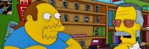 The Simpsons Animates Stan Lee And Harlan Ellison