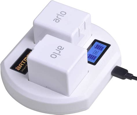 Batmax Rapid Lcd Display Usb Dual Battery Charger For Arlo Pro Arlo Pro