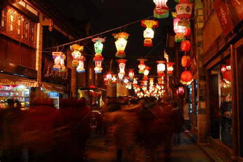 Jinli Street Ancient Street Night Scene Picture And HD Photos | Free Download On Lovepik