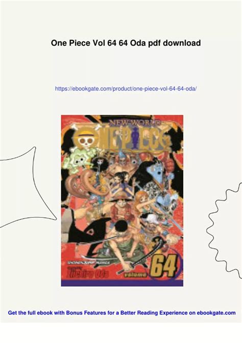 Summary One Piece Vol 64 64 Oda - Digital Download - Ebookname - Stuvia US