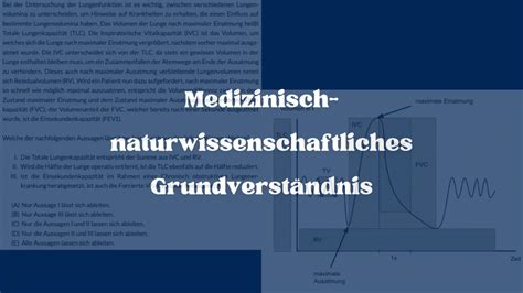 Medizinisch Naturwissenschaftliches Grundverständnis im TMS Medcoaches