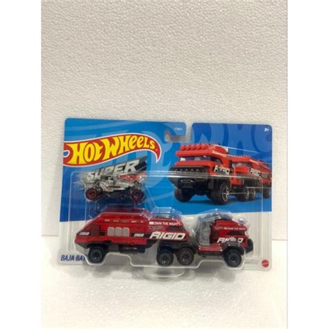 Jual Hot Wheels Super Rigs Baja Battalion Hot Wheels Trucks Shopee Indonesia