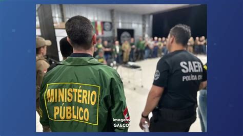 GAECO deflagra megaoperação para desarticular facção criminosa em SC