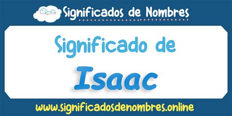 Significado de Isaac APODOS ORIGEN Y MÁS