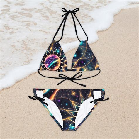 Galaxy Bikini Set Celestial Bikini Set For Women Etsy