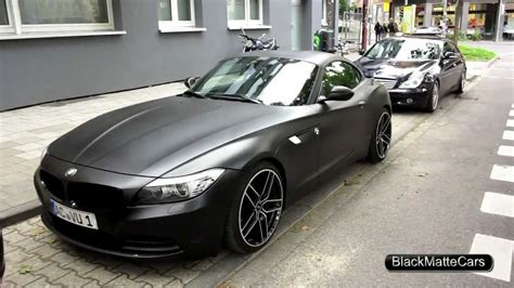 Bmw Z4 In Matte Black Hd Youtube