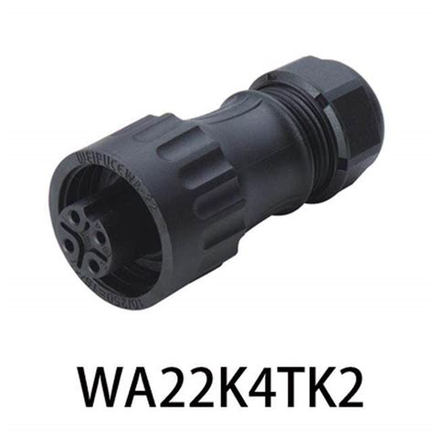 Original Weipu Connector WA22 IP67 Waterproof 4 Pin 7 Pin Cable