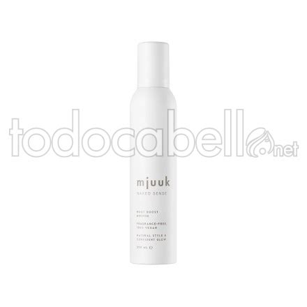 Mjuuk Naked Sense Espuma Root Boost Sin Fragancia Ml