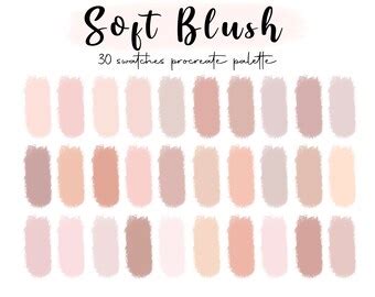 Nude Pink Palette Etsy