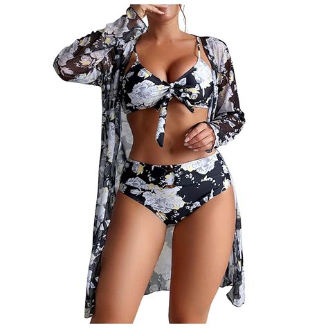 Mrat Swimsuit Tops For Women Summer Women S Printed Bikini Straps